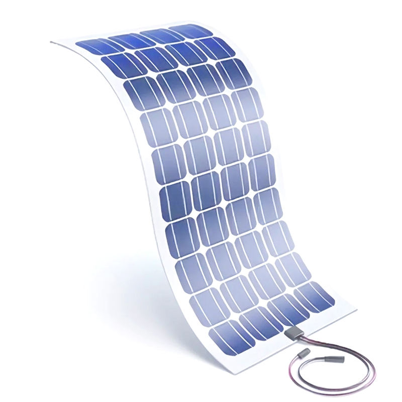 500-600W Lightweight (7.7kg) Flexible N-Type Solar Panel Bendable Monocrystalline Silicon for Outdoor Use HJT PERC Technology