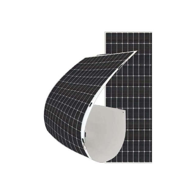 500-600W Lightweight (7.7kg) Flexible N-Type Solar Panel Bendable Monocrystalline Silicon for Outdoor Use HJT PERC Technology