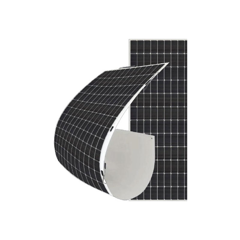 500-600W Lightweight (7.7kg) Flexible N-Type Solar Panel Bendable Monocrystalline Silicon for Outdoor Use HJT PERC Technology