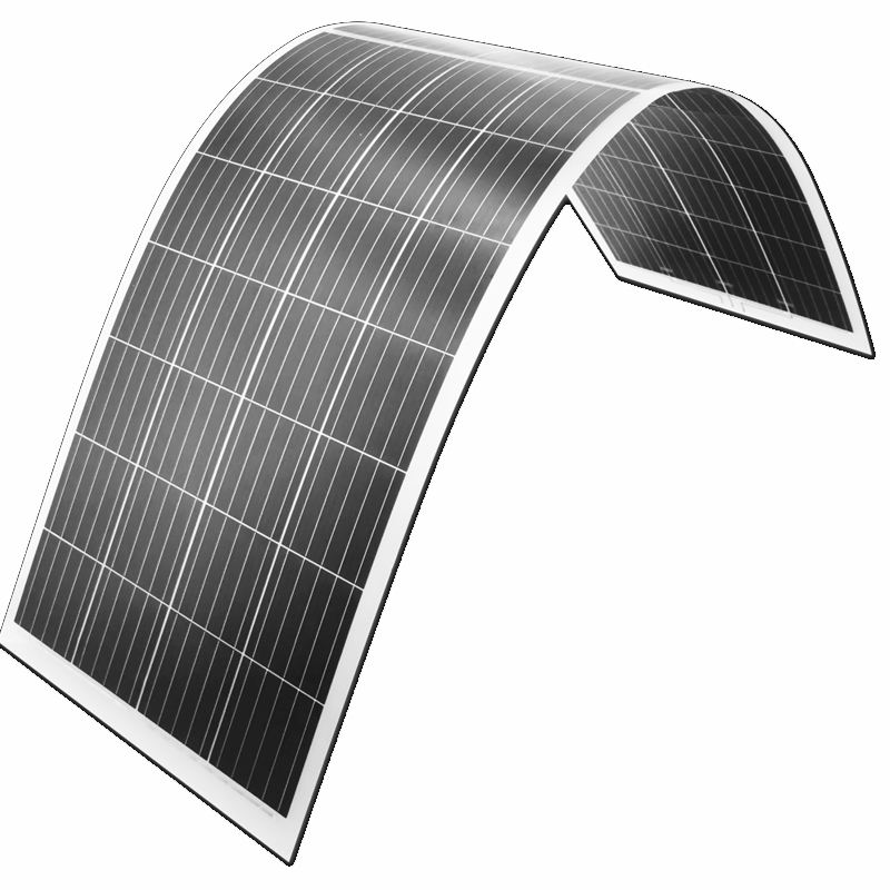 500-600W Lightweight (7.7kg) Flexible N-Type Solar Panel Bendable Monocrystalline Silicon for Outdoor Use HJT PERC Technology
